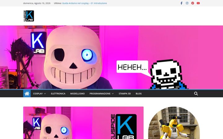 Screenshot of kuspidelab.com