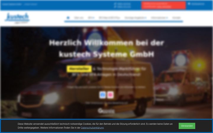 Screenshot of kustech.de