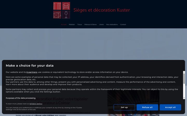 Screenshot of kuster-decoration.com