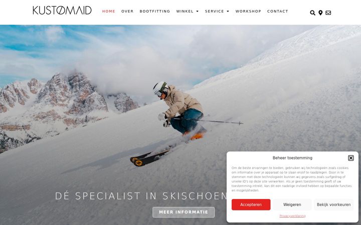 Screenshot of kustomaid.nl