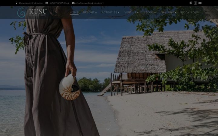 Screenshot of kusuislandresort.com