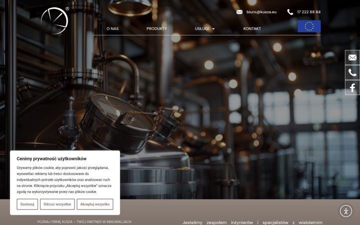 Screenshot of kusza.eu