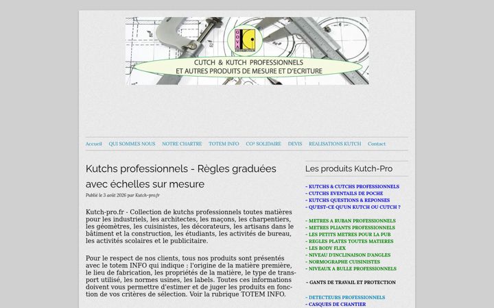 Screenshot of kutch-pro.fr