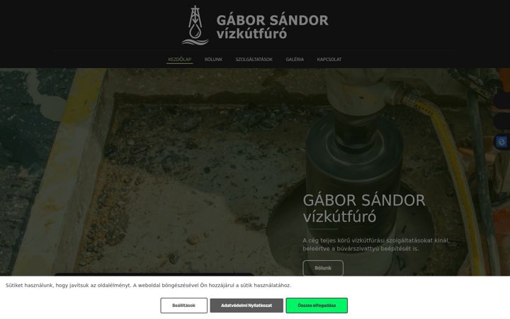 Screenshot of kutfurasgaborsandor.hu