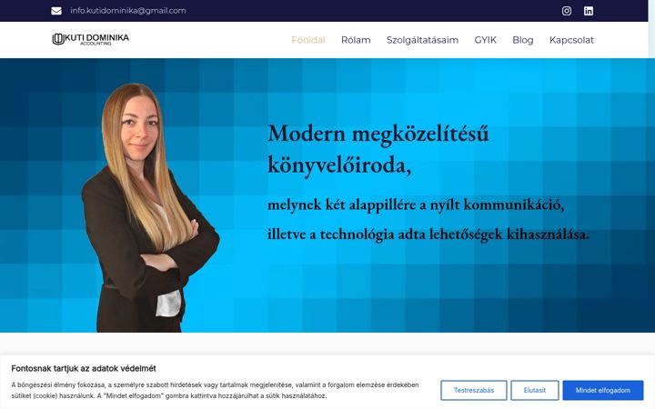 Screenshot of kutidominika.hu