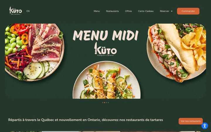 Screenshot of kuto.ca