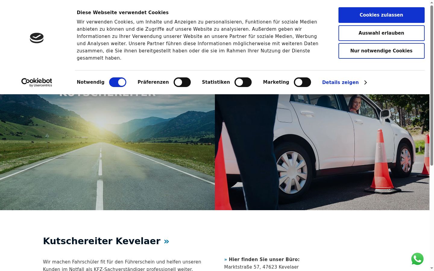 Posnetek zaslona pasice za privolitev, prikazane pred kakršno koli interakcijo