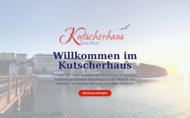 Screenshot of kutscherhaus-am-meer.de