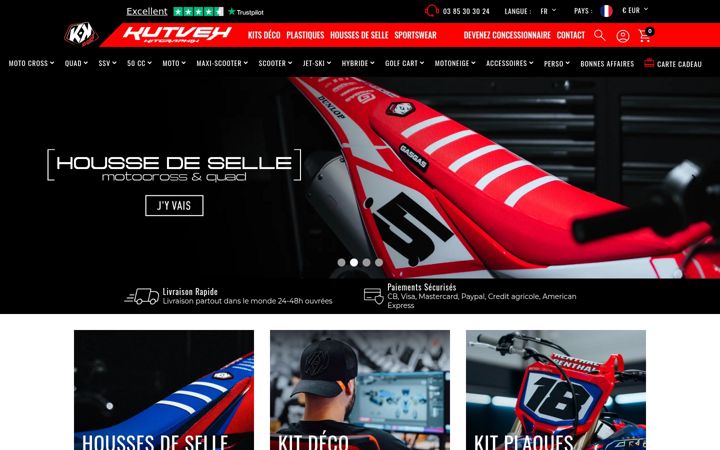 Screenshot of kutvek-kitgraphik.com