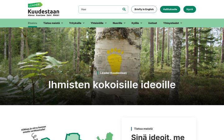 Screenshot of kuudestaan.net