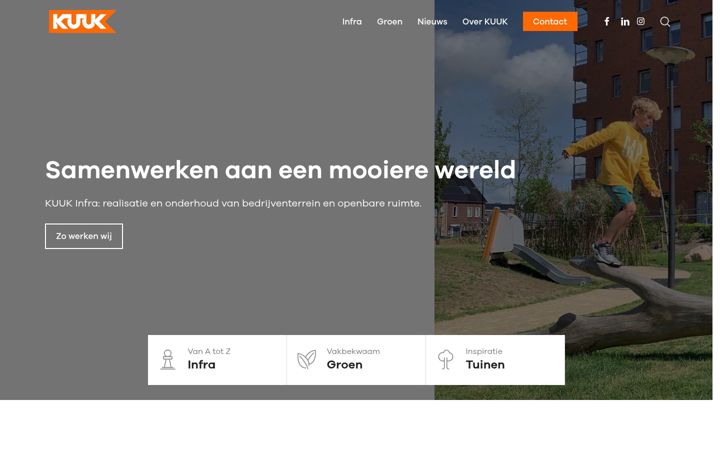 Screenshot of kuuk.nl