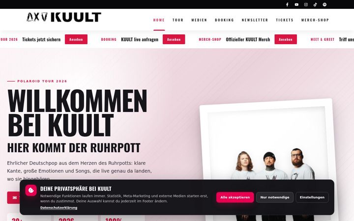Screenshot of kuult.eu