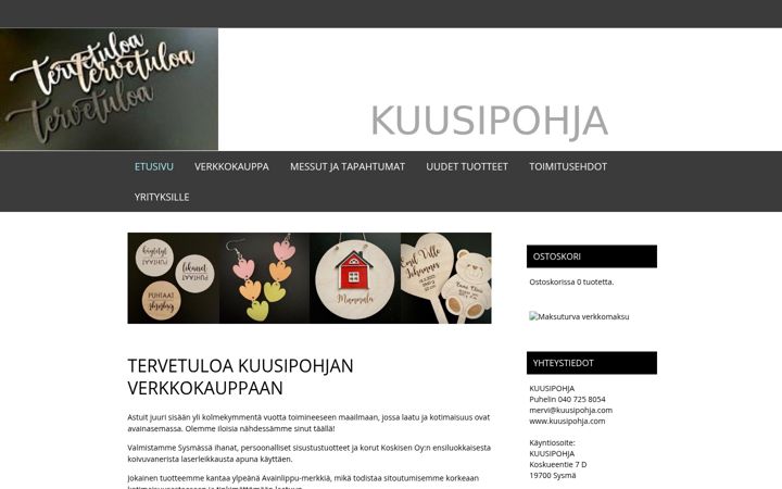 Screenshot of kuusipohja.fi