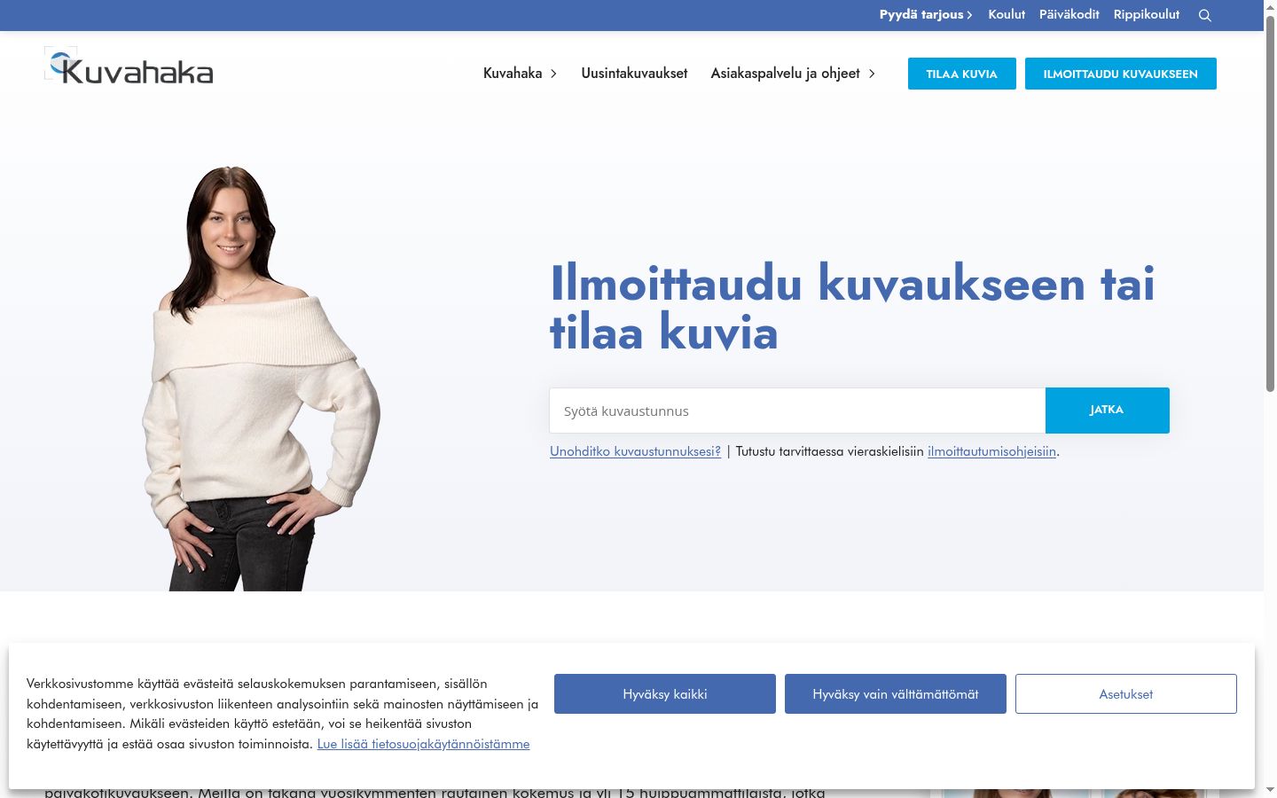 Skjámynd af samþykkisborðanum eins og hann birtist áður en nokkur samskipti fóru fram