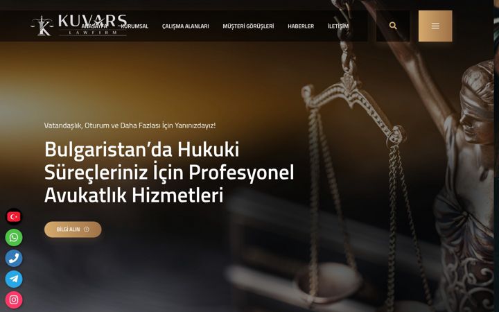 Screenshot of kuvarslaw.com