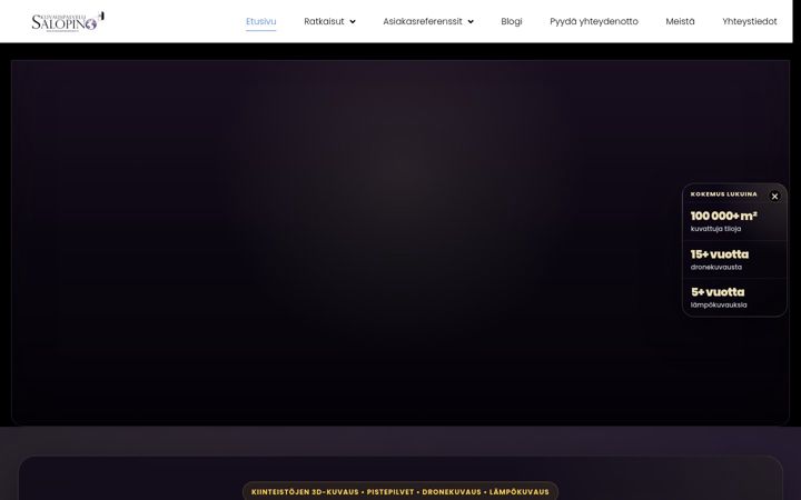 Screenshot of kuvauspalvelusalopino.fi