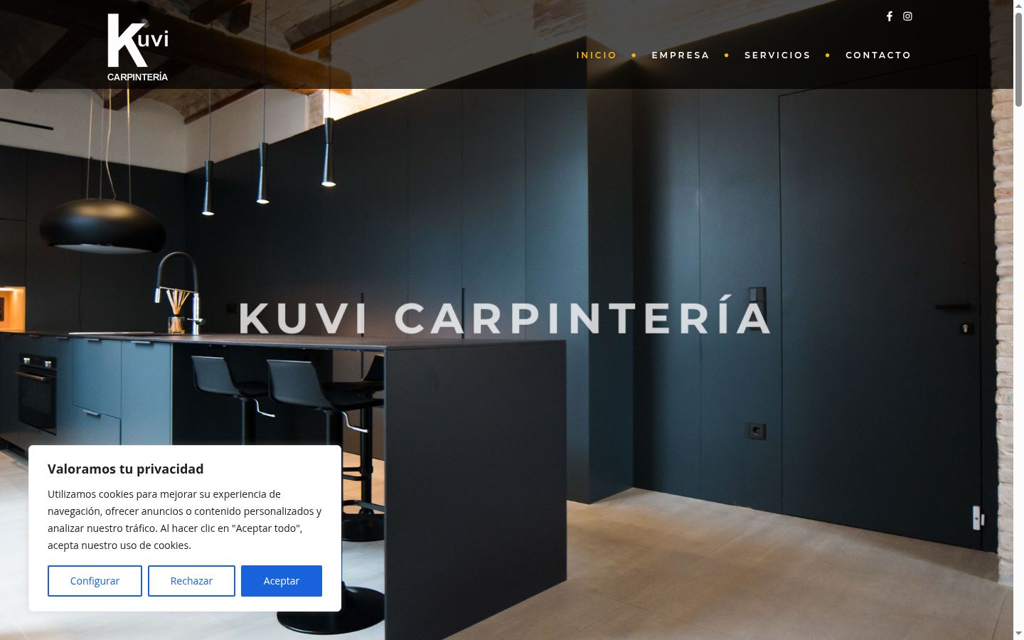 Screenshot tal-banner tal-kunsens muri qabel kwalunkwe interazzjoni