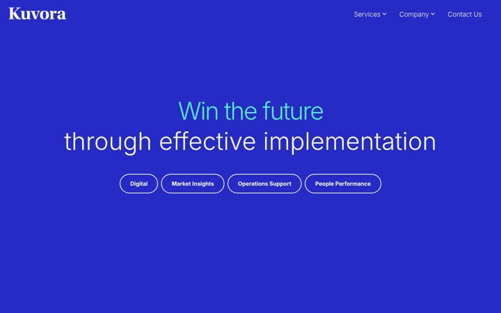 Screenshot of kuvora.com