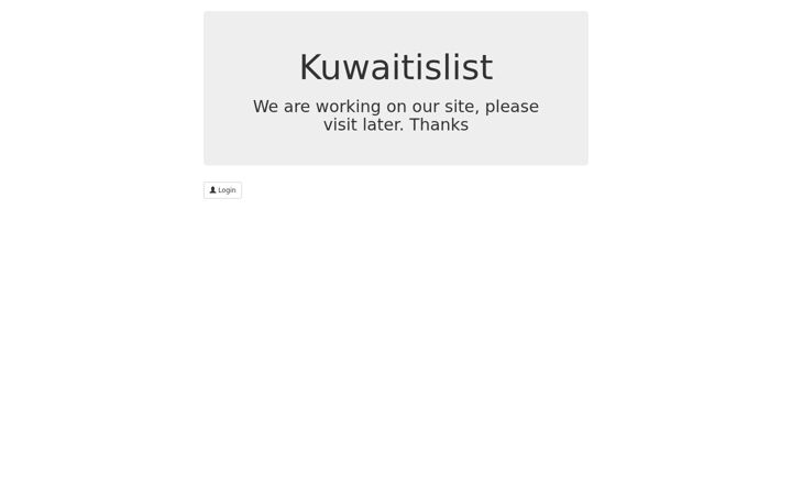 Screenshot of kuwaitislist.com