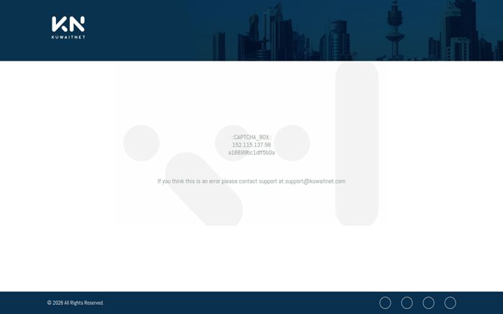 Screenshot του kuwaitnet.net