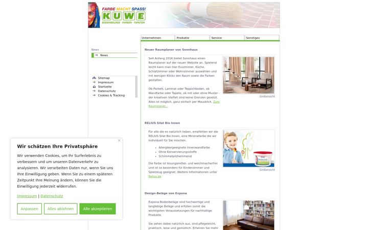 Screenshot of kuwe-baiersdorf.de