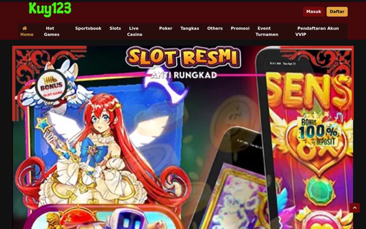Screenshot of kuy123slot.com