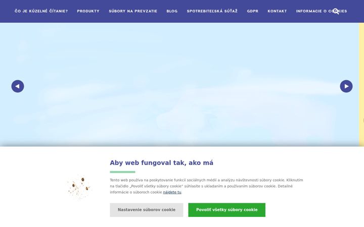 Screenshot of kuzelnecitanie.sk