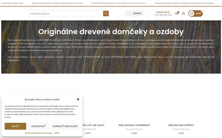 Screenshot of kuzlodreva.sk