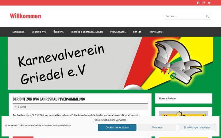 Screenshot of kv-graeilau.de