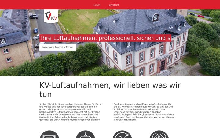 Screenshot of kv-production.de