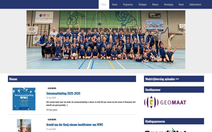 Screenshot of kv-wwc.nl