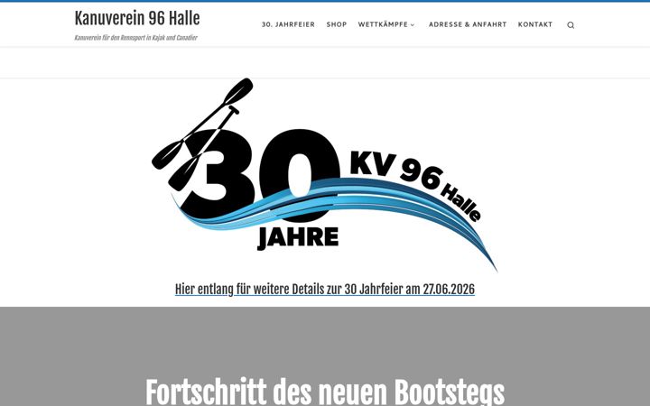 Screenshot of kv96-halle.de