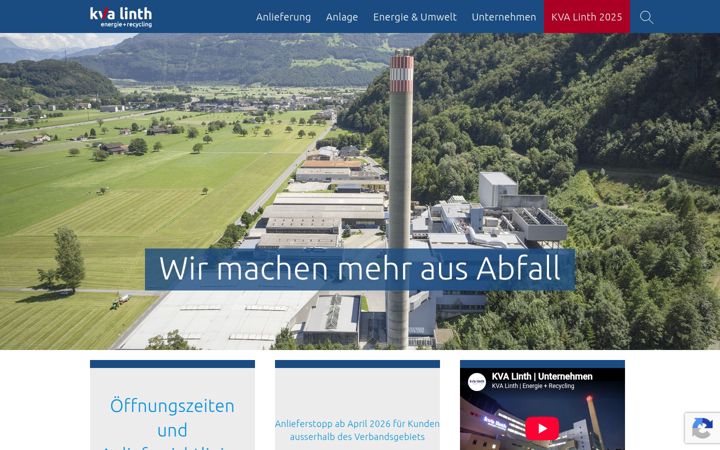 Screenshot of kva-linth.ch