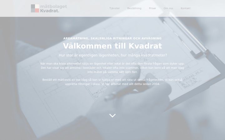 Screenshot of kvadratab.se