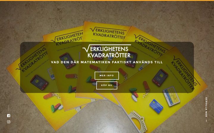 Screenshot of kvadratrot.se