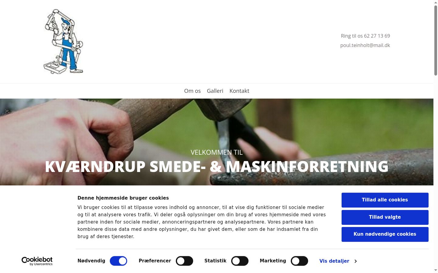 Screenshot des Einwilligungsbanners vor jeglicher Interaktion