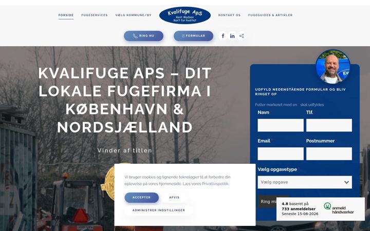 Screenshot of kvali-fuge.dk