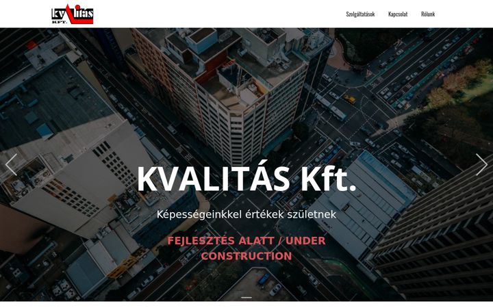 Screenshot of kvalitas-ep.hu
