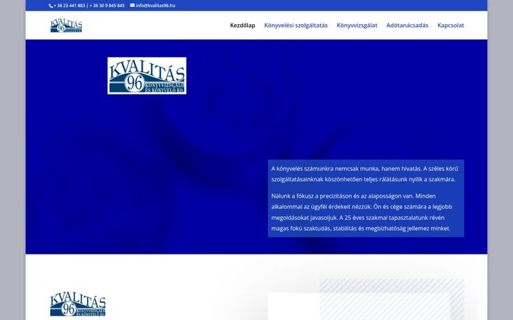 Screenshot of kvalitas96.hu