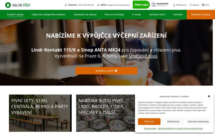 Screenshot of kvalitni-vycep.cz