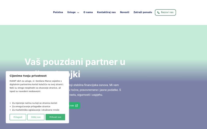 Screenshot of kvant.hr