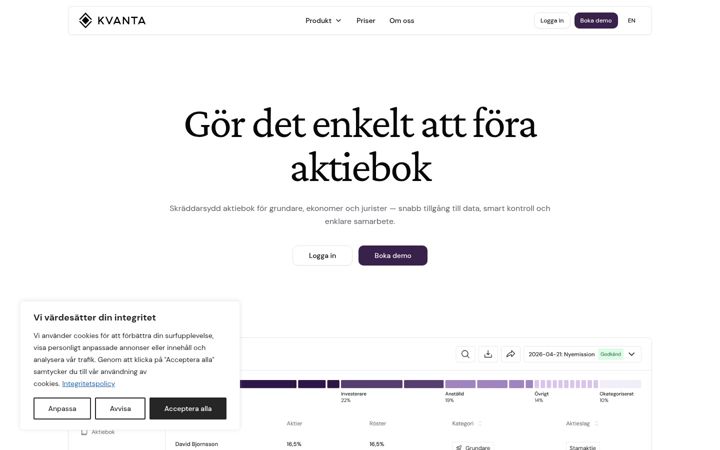 Screenshot of kvanta.com