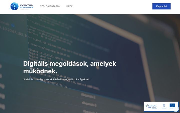 Screenshot of kvantumcomputer.hu