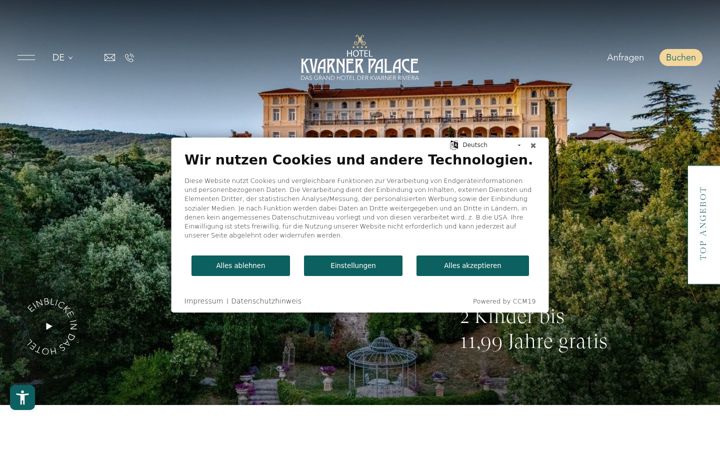 Screenshot of kvarnerpalace.info