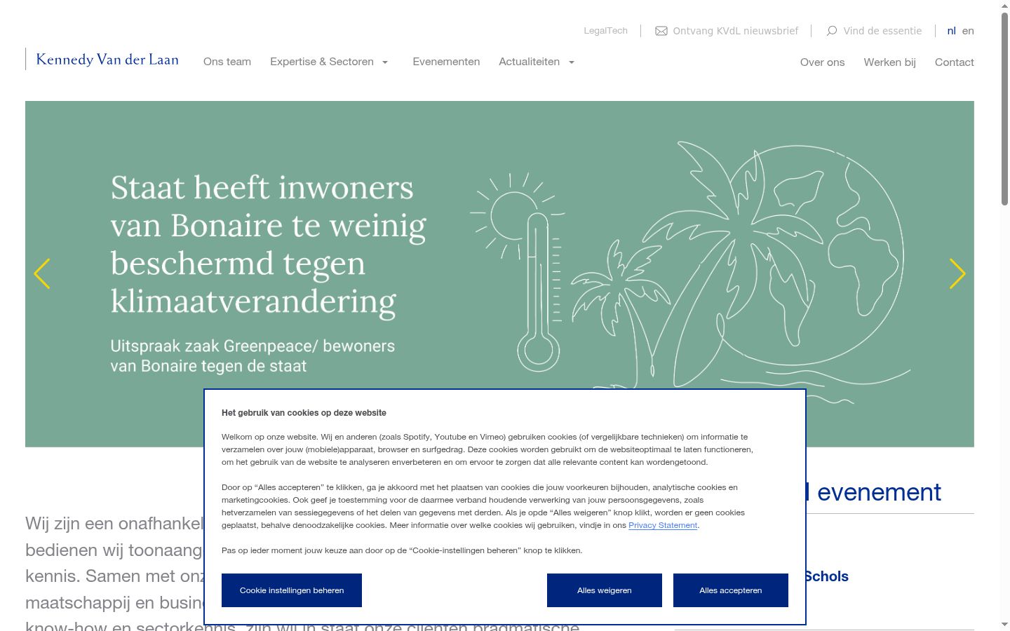 Screenshot tal-banner tal-kunsens muri qabel kwalunkwe interazzjoni