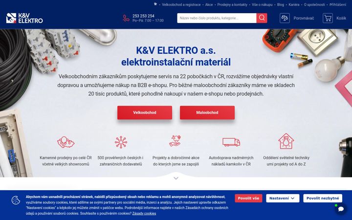 Screenshot of kvelektro.cz