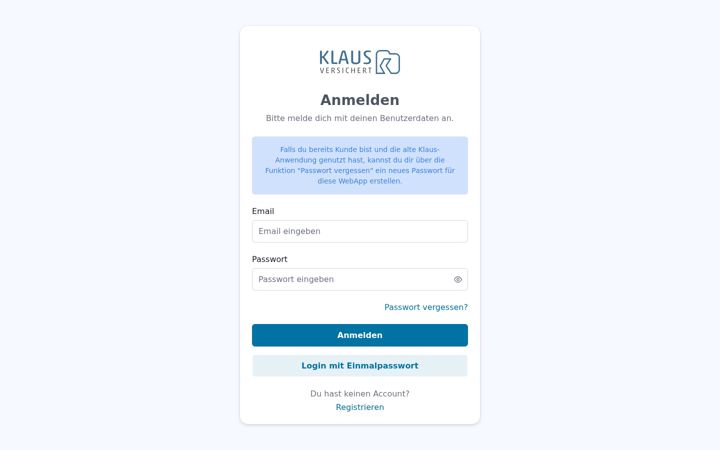 Screenshot of kvers.de