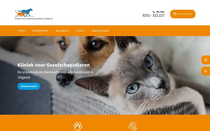 Screenshot of kvg-uitgeest.nl