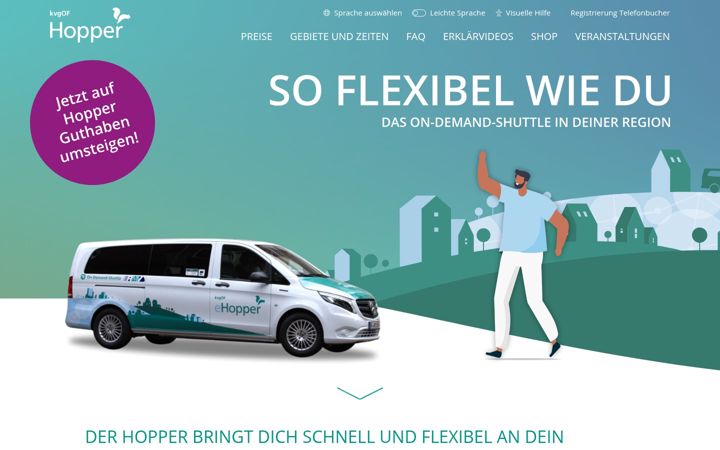 Screenshot of kvgof-hopper.de