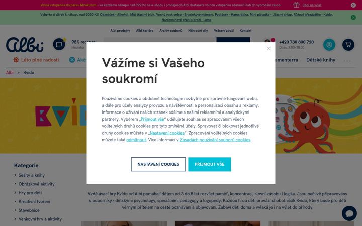 Skjámynd af kvido.cz